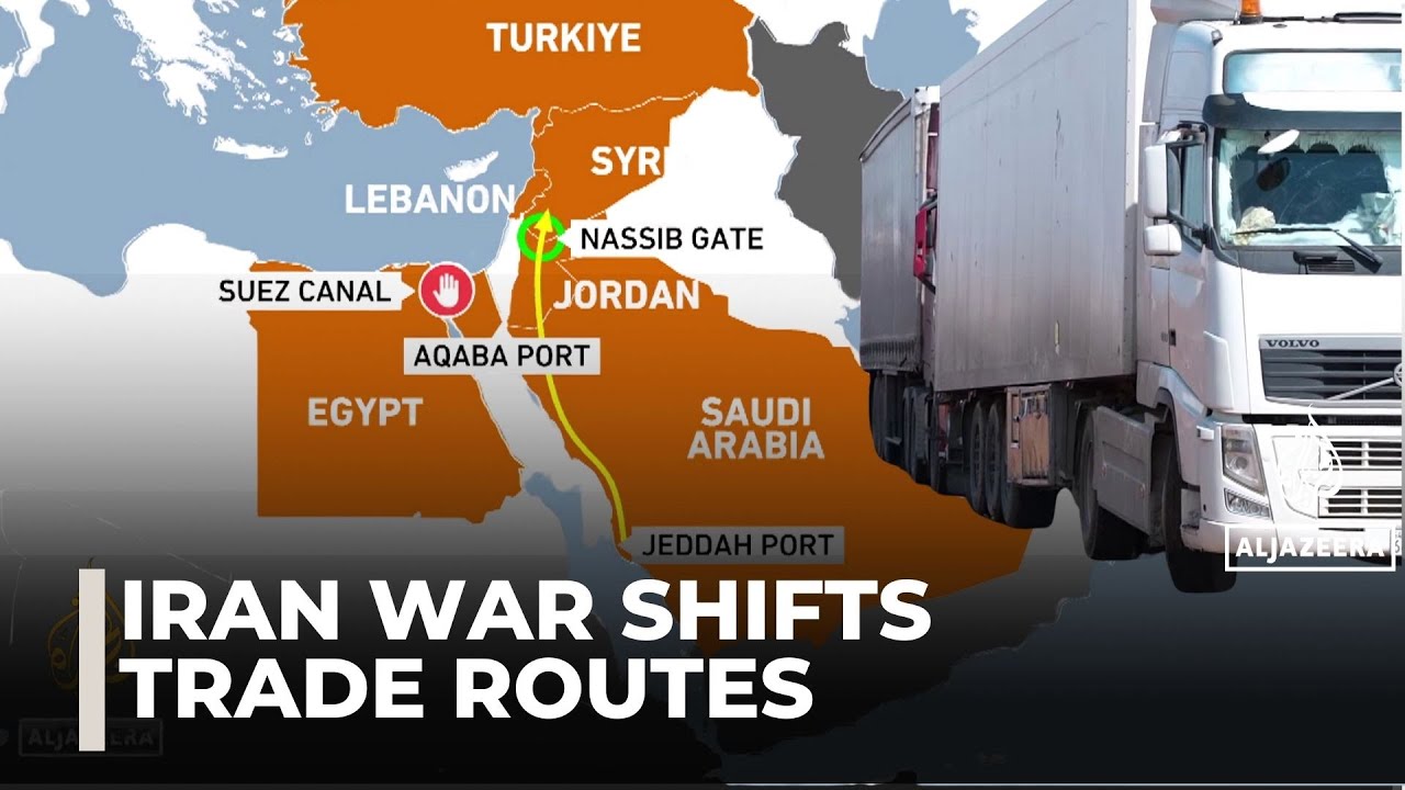 Strait of Hormuz Blocked: Global Trade Reroutes Through Syria & Jordan | Iran War Disrupts Shipping