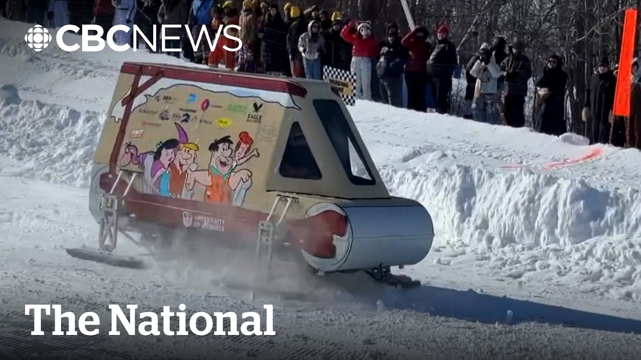 #TheMoment future engineers raced concrete sleds