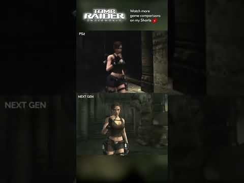 Tomb Raider Underworld PS2 vs Next Gen #shorts #gaming