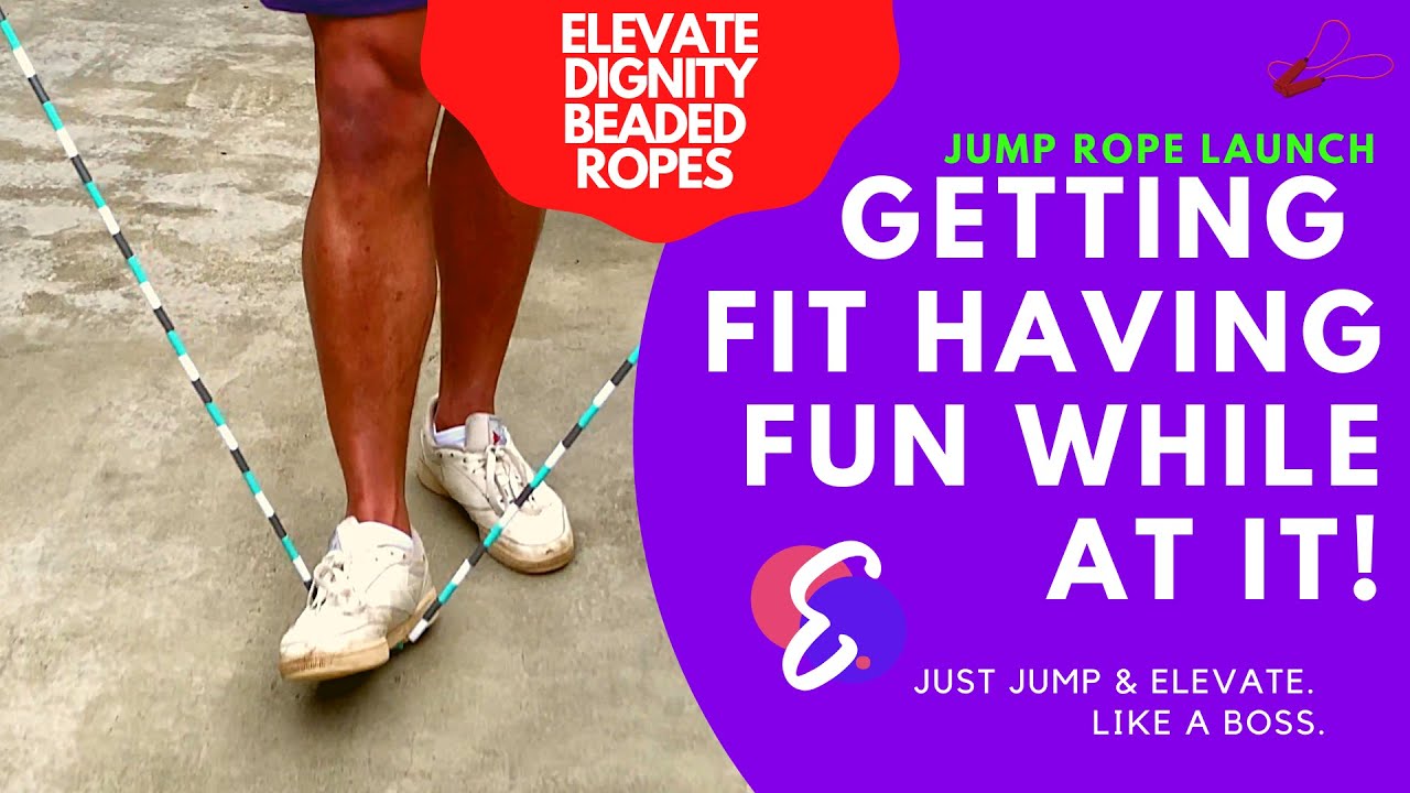 Elevate Dignity Beaded Ropes - Perfect for Beginner to Advanced Jumpers looking to do fast-paced cardio sessions, freestyle wraps, releases, and combine the realm of Freestyle and Cardio skipping!