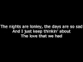 Nobody Knows - Tony Rich Project - Lyrics on ...