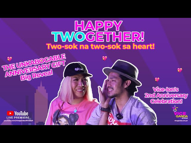 WATCH: Vice Ganda, Ion Perez celebrate 2nd anniversary as a couple in theme park