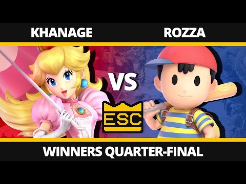 ESC 02 - Smash Ultimate Winners Quarter-Final - Khanage (Peach) Vs. Rozza (Ness)