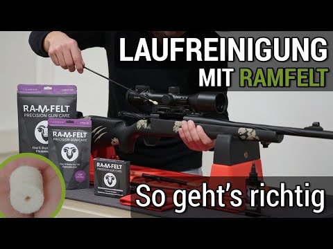 Laufreinigung mit Ramfelt. So geht's richtig.