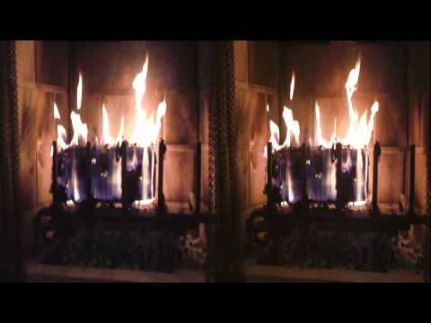 3D FIREPLACE - Francesca Capasso sings SANTA BABY