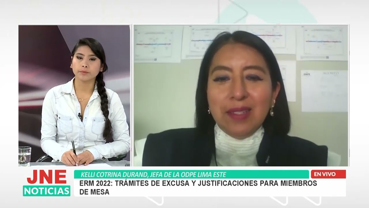 ERM 2022 trámites de excusa y justificaciones para miembros de mesa