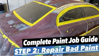 How To Paint a Car Guide: Episode 2 Preparing Faded Paint for Repair