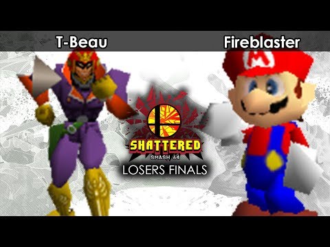 Smash 64: T-Beau (Falcon/Pikachu/Jigglypuff) V Fireblaster (Mario) - Shattered 99 Tournament SSB64