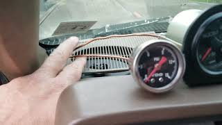 6.5 turbo diesel fuel pressure gage hookup installation