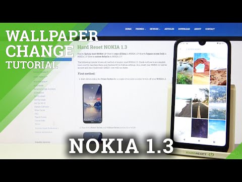 Nokia 1.3 Presentation of Default Wallpapers