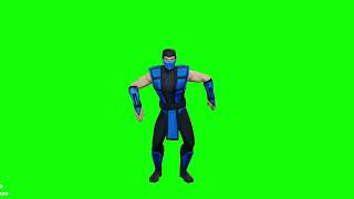 Sub-Zero doing the original Peacemaker Fortnite dance green screen
