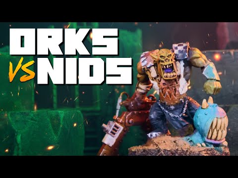 Orks vs Tyranids - A Live Warhammer 40k Battle Report