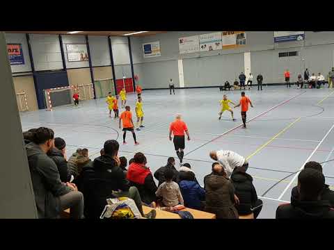 Destruction in Futsal - Karim Mossaoui & Co @ Dutch AIF futsal tournament - 1st semi final