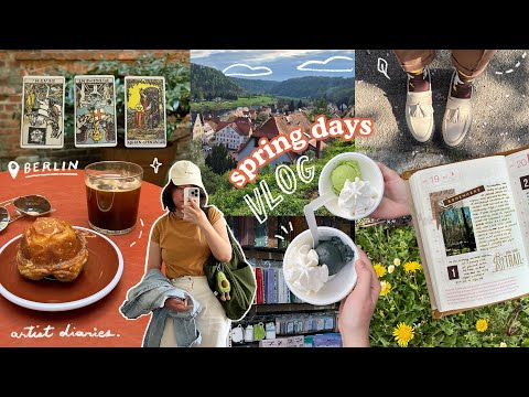 Documenting Spring in Berlin 🌼 cozy artist vlog | Abbey Sy