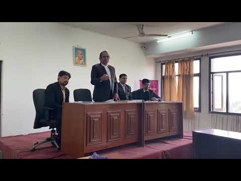 Moot Court Session at Ishan Institute of Law, Greater Noida