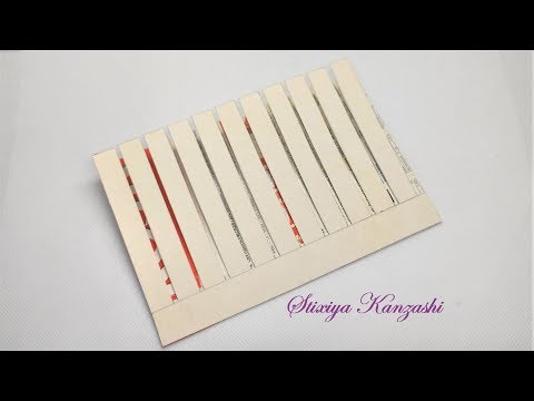 Как сделать Шаблон- Гребешок для ровных складок своими руками