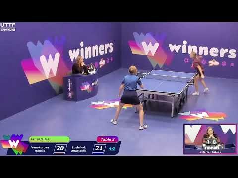 Winners League  05.09.21  Vynokurova Natalia - Lushchyk Anastasiia 15:30