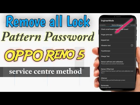 #oppo  Reno 5 Pro 5g Pattern Unlock in Hindi ||BY TECH ANURAG