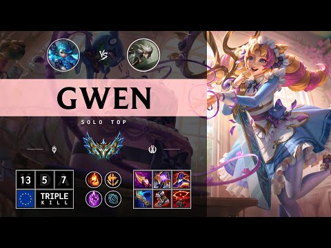 Gwen Top vs Camille - EUW Challenger Patch 14.12