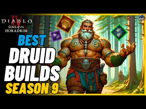 Diablo 4 - TOP 3 Druid Builds for Season 9