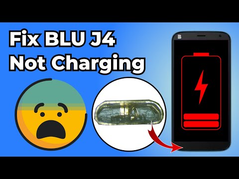 BLU J4 repair, not charging, charging port replacement