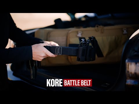 KORE Micro-Adjustable Laser-Cut Molle Battle Belt