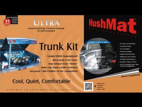 HushMat Sound Deadening Trunk Kit Install Benefits