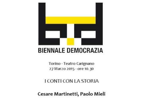 Biennale Democrazia 2015 - D'autore - I conti con la storia