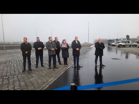 Premier Mateusz Morawiecki. Przekazanie do użytku nowych odcinków autostrady A1