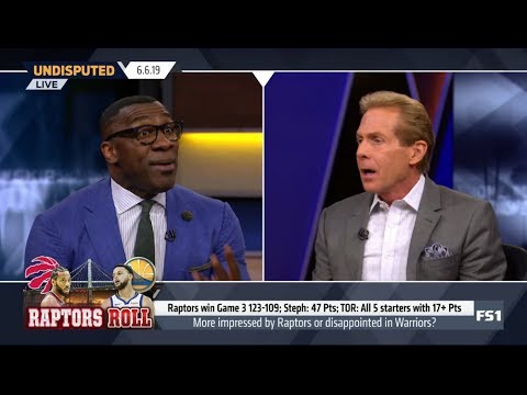 UNDISPUTED | Skip & Shannon HEATED DEBATE: IMPRESSED by Raptors or DISAPPOINTED in Warriors?