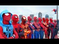 What If 10 SPIDER-MAN in 1 HOUSE ??? || Hey All SuperHero , Go To Trainning Nerf Gun !!