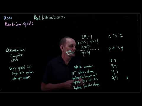 CS 134 OS—22:  Read and Writer barriers