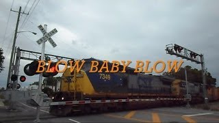 preview picture of video 'Silence Of The Horns CSX Last Horn Through Lakeland Florida'