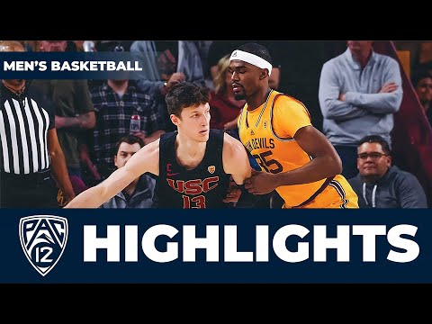 USC vs. Arizona State | Game Highlights | College Men's Basketball | 2022-23 Season