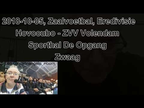 2018-10-05 Zaalvoetbal, Eredivisie, Hovocubo-Volendam, hele wedstrijd, HD 720p