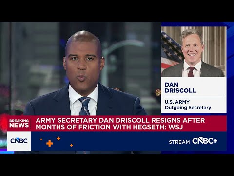 Army Sec. Dan Driscoll resigns after months of friction with Sec. Hegseth, according to WSJ
