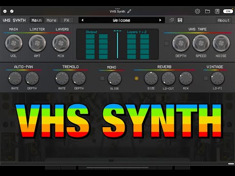 VHS SYNTH by AudioKit & Brian Funk - Pre-Release Demo - Brilliant Lo-Fi Keys