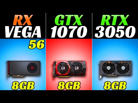 RX Vega 56 vs GTX 1070 vs RTX 3050 - 1080p and 1440p Gaming Benchmarks