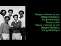 Happy Holidays to You by The Whispers (Lyrics)