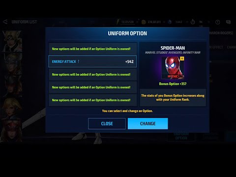 Sharon Rogers LIGHT SIRIUS ARMOUR Uniform Options - Marvel Future Fight