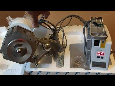 НАСТРОЙКА СЕРВО JACK 563a от 0 до 500 ОБОРОТОВ Продам Сервопривод Сервомотор двигун 513а #швейная