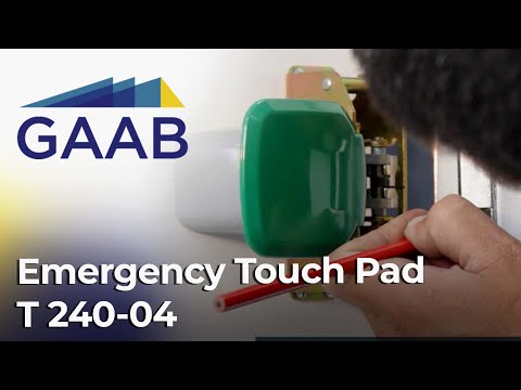 How to install the Fire Resistant Emergency Touch Pad T 240 04 by GAAB Locks