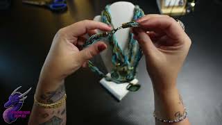 Showcasing 4pc Turquoise Bohemian Pendant Necklaces