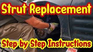 Seized Strut Mount? DIY Strut Replacement Guide: Step-by-Step Instructions🚗 #autorepair