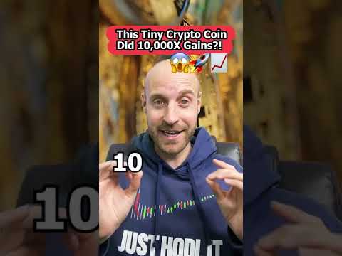 This Tiny Crypto Coin Did 10,000X Gains?! 😱🚀📈 #Shorts