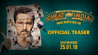 Official Movie Teaser: CHEAT INDIA | Emraan Hashmi | Shreya Dhanwanthary | Soumik Sen