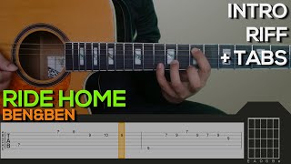 Ben&amp;Ben - Ride Home Guitar Tutorial [INTRO + TABS]