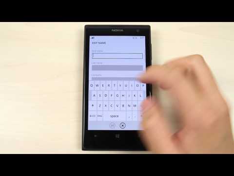How to add, delete and add a photo to a contact on Nokia Lumia 1020