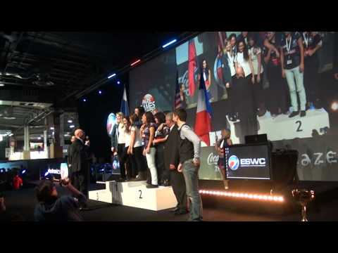 ESWC 2011: награждение в CS Female