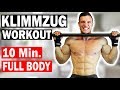 10 Min. Ganzkörper Workout mit Klimmzugstange | Achtung Extrem!